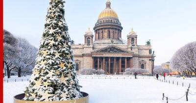 Оттепель и морозы пообещали жителям Петербурга на новогодних каникулах