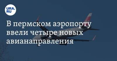 В пермском аэропорту ввели четыре новых авианаправления