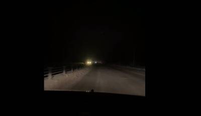 Рязанец пожаловался на отсутствие освещения Северной окружной дороги