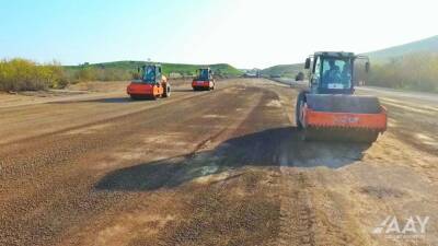 Продолжается строительство автомобильной дороги Физули-Гадрут