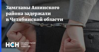 Замглавы Ашинского района задержали в Челябинской области