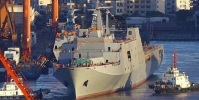 Китай за 1 день спустил на воду три новых военных корабля (ФОТО)