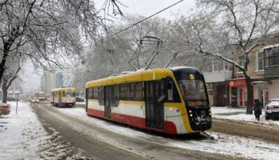 В Одессе остановились трамваи