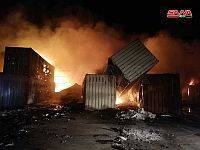 SANA: ВВС Израиля атаковали контейнеры в сирийском порту Латакия