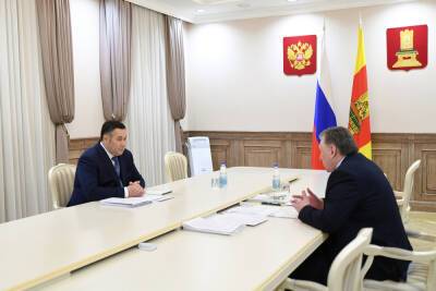 Губернатор Игорь Руденя встретился с главой Твери