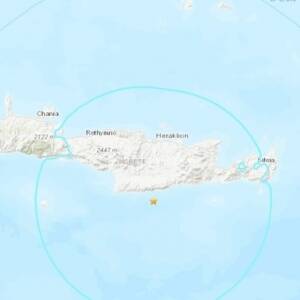 Возле Крита зафиксировали сильное землетрясение