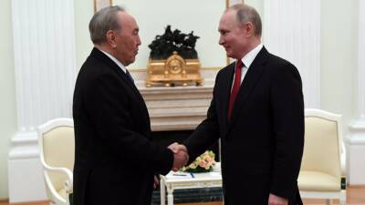 Назарбаев на встрече с Путиным назвал образцовыми отношения России и Казахстана