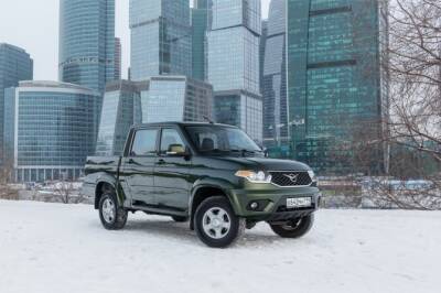 Модель УАЗа в ноябре стала самым продаваемым пикапом в России