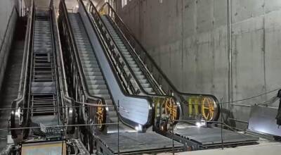 Швейцарские эскалаторы запустили на станции метро «Спортивная» в Новосибирске