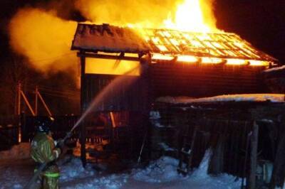 Под Новосибирском у семьи дотла сгорел дом перед Новым годом