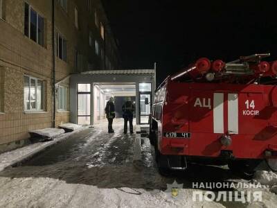Полиция Ивано-Франковской области открыла уголовное производство после пожара в Косовской ЦРБ
