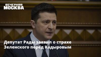 Владимир Зеленский - Алексей Гончаренко - Рамзан Кадыров - Депутат Рады заявил о страхе Зеленского перед Кадыровым - vm.ru - Россия - Украина - респ. Чечня