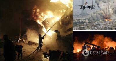 Конфликт в Сирии: Израиль нанес авиаудар – пожар в порту Латакия, фото и видео - obozrevatel.com - Сирия - Израиль - Латакия
