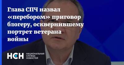 Валерий Фадеев - Блогер - Глава СПЧ назвал «перебором» приговор блогеру, осквернившему портрет ветерана войны - nsn.fm - Россия