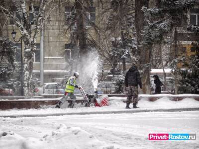 В Ростовской мэрии рассказали, что дворники должны убирать зимой