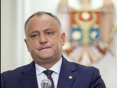 Экс-президент Молдавии Додон признан подозреваемым по делу о хищении