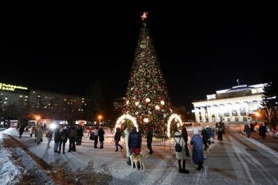 Ёлка в Новосибирске заняла последнее место в рейтинге самых красивых новогодних деревьев