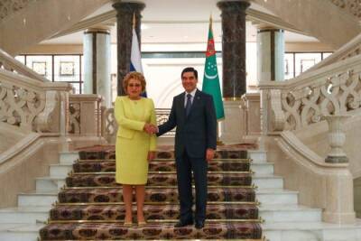 Телефонный разговор Президента Туркменистана и Спикера верхней палаты Парламента России