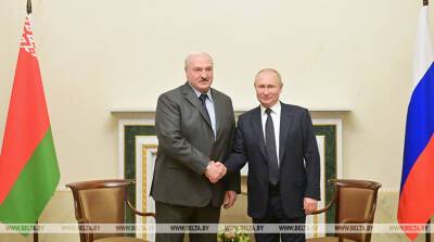 "Дело не в лести". Лукашенко поблагодарил лично Путина за поддержку Беларуси