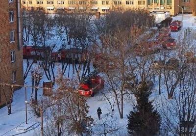 Больница для пациентов с COVID-19 загорелась в Красноярске