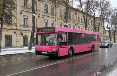 Изменения в расписании. С 7 по 10 декабря в Гродно по-другому поедет автобус №13