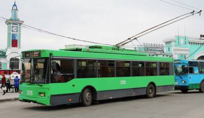 В Новосибирске девушку ударило током при выходе из троллейбуса № 23