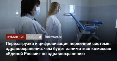 Перезагрузка и цифровизация первичной системы здравоохранения: чем будет заниматься комиссия «Единой России» по здравоохранению