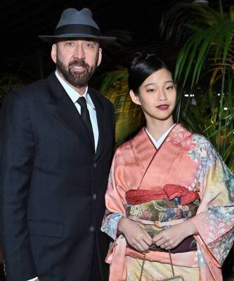 Самая красивая японка в Голливуде — Рико Шибата, жена Николаса Кейджа. Она ходит на вечеринки в кимоно