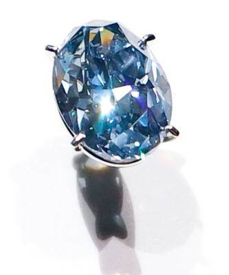 Самый большой голубой бриллиант, найденный в Ботсване, впервые доступен широкой публике