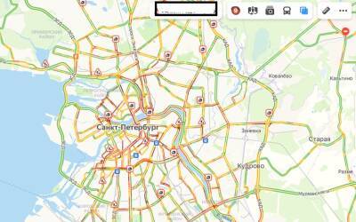 Все еще ужаснее, чем прогнозировалось: на дорогах в Петербурге пробки уже 9 баллов