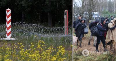 Мигранты на границе Беларуси с Польшей – белорусские силовики слепили поляков лазером, видео