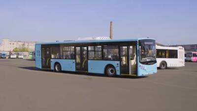 В Петербурге на маршрут №330 вышли шесть экологичных автобусов Volgabus