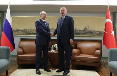 Путин и Эрдоган обсудили ситуацию на Украине