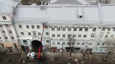 Ремонт дома с рухнувшим фасадом в центре Воронеже отложили на неопределённый срок