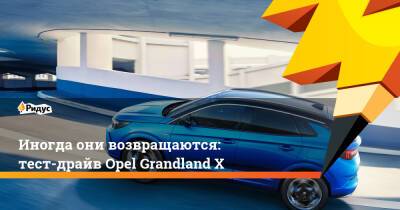 Иногда они возвращаются - тест-драйв Opel Grandland X