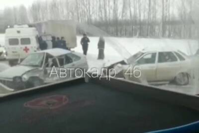 В ДТП в Тимском районе Курской области ранены водитель и трое детей