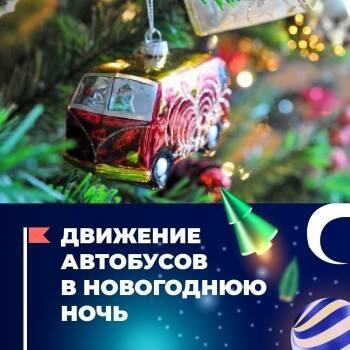 Публикуем расписание движения всех автобусных маршрутов в Вологде в Новогоднюю ночь