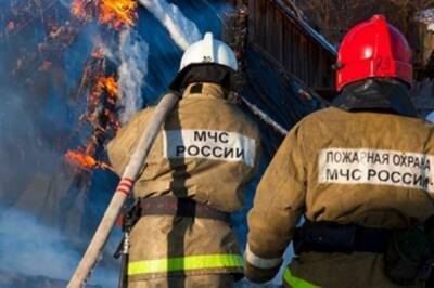 В Хабаровском крае сгорел дом
