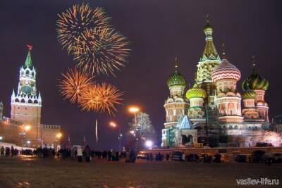 Синоптики прогнозируют до минус 10 градусов в новогоднюю ночь в Москве