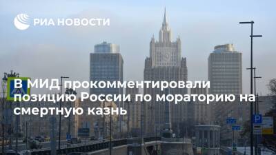 Омбудсмен МИД Лукьянцев прокомментировал позицию России по мораторию на смертную казнь