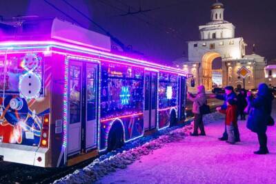 Во Владимире в новогоднюю ночь в автобусах и троллейбусах можно будет ездить бесплатно