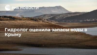 Гидролог Охременко: запасов в водохранилищах Крыма в четыре раза больше, чем год назад
