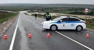 Движение по автотрассе под Анапой закрыто после подтопления - kavkaz-uzel.eu - Анапа - Новороссийск - район Крымский