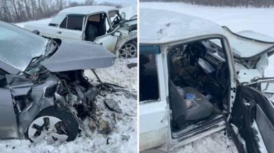 Четыре человека пострадали в лобовом ДТП на воронежской трассе