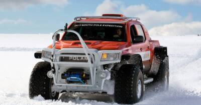 Пикап Toyota добрался до Южного полюса всего за полтора дня – это новый рекорд