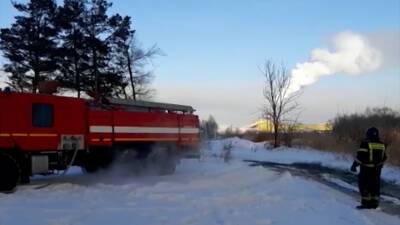 В Хабаровском крае загорелись цистерны с топливом