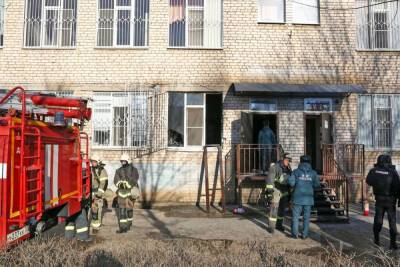 При пожаре в реанимации ковидного госпиталя в Астрахани погибли два человека