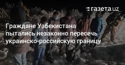Граждане Узбекистана пытались незаконно пересечь украинско-российскую границу