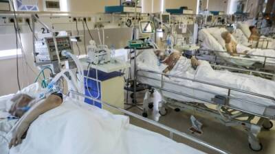 Почти 400 человек с COVID-19 поступили в больницы Петербурга за сутки