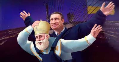 Кличко показал новогодний мультфильм о себе и святом Николае